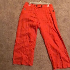 Orange dress pants